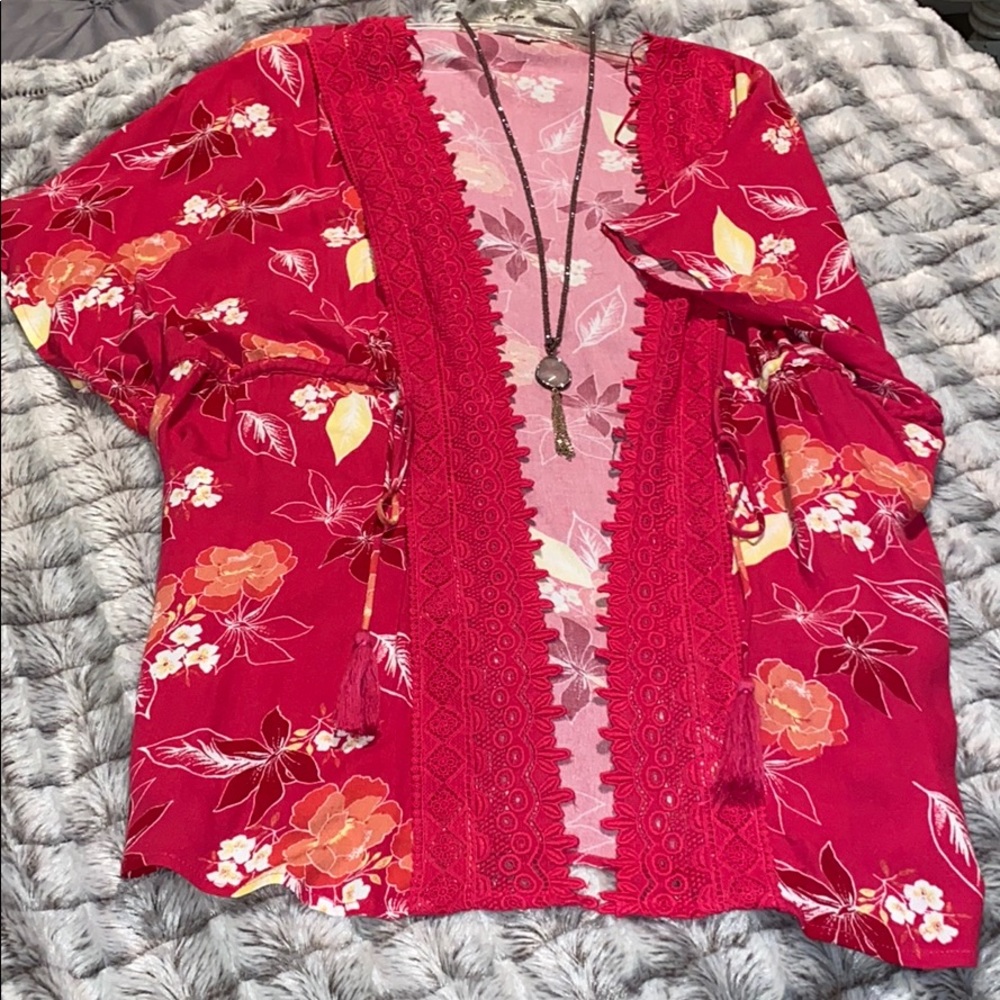 The Mint Julep Floral Coverup